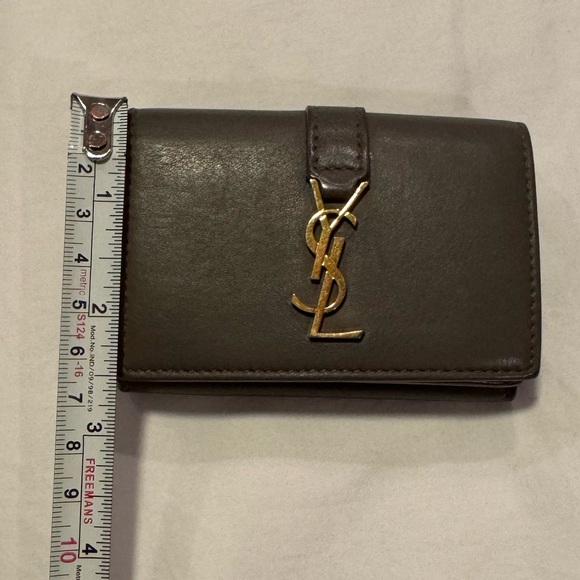 ⭐️AUTHENTIC YSL Mini Trifold Wallet - Picture 15 of 17